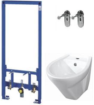 Инсталляция Grohe Rapid SL 38553 + биде Sanindusa Cetus Инсталляция Grohe Rapid SL 38553 + биде Sanindusa Cetus