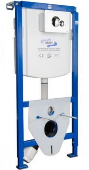 Инсталляция Sanit Ineo Plus 90.721.00.S002 для подвесного унитаза с клавишей и крепежом Инсталляция Sanit Ineo Plus 90.721.00.S002 для подвесного унитаза с клавишей и крепежом